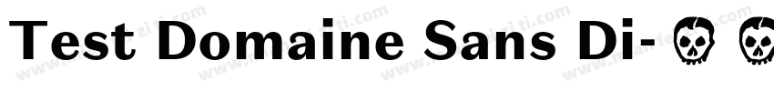 Test Domaine Sans Di字体转换